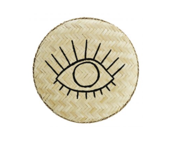 Madam Stoltz Bambus Tablett Auge